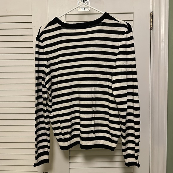 BCBG “Bella” striped sweater size M - Picture 2 of 3